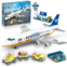 HOGOKIDS City Passenger Airplane Building Set with LED Light, 901 PCS Plane Building Blocks with Airport Terminal, Radar Tower, Luggage Trailer, Planes Model Toys Gifts for Adults