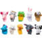 Super Z Outlet Velvet Cute Animal Style Finger Puppets for Children, Shows, Playtime, Schools - 10 Animals Set