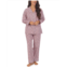 Womens Lanz of Salzburg Classic Notch Collar Flannel PJ Set