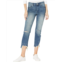 Blank NYC Madison High-Rise Crop Medium Wash Skinny Jeans w/ Raw Hem Detail in My Type