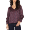 Womens Liverpool Los Angeles Long Sleeve Woven Blouse W/ Ruffles