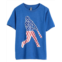 Boys ChalkTalk SPORTS Baseball T-Shirt Short Sleeve - Baseball Stars and Stripes Player (Little Kid/Big Kid)