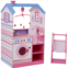 Olivias Little World Classic Dollhouse Baby Doll Changing Station with Crib, High Chair, Sink, Washing Machine and Separate Swing for Dolls up to 18-in., Multi
