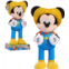 Disney Junior Farmer Mickey Mouse Feature Plush, Lights, Phrases, and Movement, Officially Licensed Kids Toys for Ages 3 Up, Amazon Exclusive