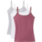 Womens PACT Organic Cotton Shelf Bra Camisole 3-Pack