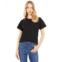 Womens Madewell Whisper Cotton Rib-Crewneck Tee