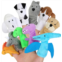 RIY 10Pcs Story Time Finger Puppets - Cartoon Dinosaur Dog Animal Finger Puppets for Toddlers