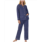 Womens Lanz of Salzburg Classic Notch Collar Flannel PJ Set