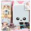 Na! Na! Na! Surprise Mini Backpack Series 2 Khloe Kitty Fashion Doll, Fuzzy White Kitty Backpack, Gift for Kids, Ages 4 5 6 7 8+ Years