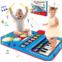 Aitbay Baby Toys for 1 Year Old: Baby Musical Mat Toddler Toys Age 1-2 - 2 in 1 Piano Drum Babies Play Mat - Infant Music Toy 12-18 Months Babies Birthday Gifts for 1 2 3 Year Old Boys Gi