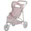 Olivias Little World Doll Jogging-Style Stroller with Canopy, Storage Underneath, Pink and Cream and Gray