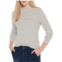 Womens NICZOE Striped Long Sleeve Mock Neck Tee