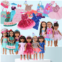 haveahug 20 PCS Glitter Girl Clothes,American Girl Clothes for 14 Baby Doll, Clothes and Accessories