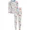Kids Kickee Pants Kids Print Long Sleeve Pajama Set (Toddler/Little Kid/Big Kid)