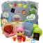 Nature Bound Pea Pod Babies Twenty Two Piece Little Traveler Playset - Collectible Mystery Surprise Toy with Mini Baby, Clothing, & Accessories - All in A Soft Pea Pod - Small Doll