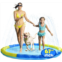 BELLOCHIDDO Upgraded 67 Splash Pad Sprinkler for Kids - Non-Slip Splash Play Mat, Inflatable Summer Outdoor Sprinkler Pad Water Toys Fun for Children, Infants, Toddlers, Boys, Girl