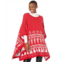 Whoopi Fair Isle Knit Cape