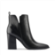 NINEWEST Birds Block Heel Leather Booties