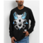 Dog Years Skate Club Dog Years Skull Flame Black Long Sleeve T-Shirt | Zumiez