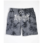 Lurking Class by Sketchy Tank Tomb Black & Grey Tie Dye Sweat Shorts | Zumiez