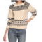 Heartloom annora sweater in ivory/black