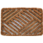 imports decor spiral doormat overlapping cross hatch 16-inch by 24-inch