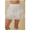 Mainstrip waylon eyelet skort in white