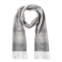 Amicale Cashmere ombre windowpane cashmere scarf