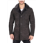 TruClothing sheepskin coat jacket button down