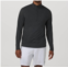 Vuori ease performance half zip - plus in charcoal heather