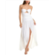 Michael Kors Collection jersey strapless cutout gown