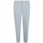 INCOTEX blue tailored flat front trousers