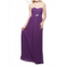 Milano Formals strapless chiffon dress in purple