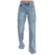 RISEN cargo straight fit jeans in light wash