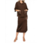 Joh keira midi skirt in umber
