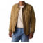 The Normal Brand james canvas liner jacket in tan/cedar