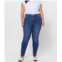 VERVET BY FLYING MONKEY raquael high rise skinny jeans in midium wash
