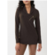 Joseph Ribkoff zip accent tunic in mocha