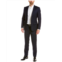 Zanetti porto wool-blend suit with flat front pant