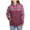 HOOEY jimmy serape hoodie in maroon serape