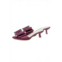Matisse womens holland bow heels in burgundy
