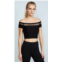 Phat Buddha the el black crop top xs/s