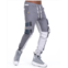 The Athletic Side Of Us act self cargo pants multi-pocket utility in charcoal gray