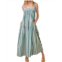 HUNTER BELL tula dress in emerald stripe