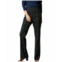 Ann Mashburn norah flare pants in blackwatch stretch twill