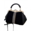 VividLux womens geometric sequined split-joint crossbody handbags in black