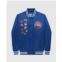 Starter mens chicago cubs varsity satin full snap jacket in chicago cubs blue