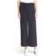 A.L.C. womens emily gaucho mid-rise belted pants in navy