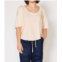 People of Leisure lila top in ecru