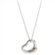 Tiffany & Co . elsa peretti 16mm open heart pendant in sterling silver